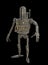 : 3D Illustration of Steam Powered Mechanical Robot