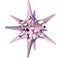 3D illustration of three-dimensional object like polyhedron star