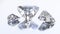 3D illustration three trillion straight diamond stone