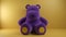 3d illustration toy bear or hippo with a large Billboard 3d illustration funny bear funny hippo