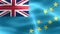 3D-Illustration of a Tuvalu flag - realistic waving fabric flag