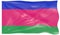 3d Illustration of a Waving Flag of Kuban