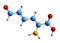 3D image of 2-Aminomuconic semialdehyde skeletal formula