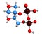 3D image of 2-C-Methyl-D-erythritol-2,4-cyclopyrophosphate skeletal formula