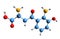 3D image of 3-Hydroxykynurenine skeletal formula