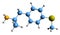 3D image of 4-MTA skeletal formula