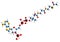 3D image of Acetyl-CoA skeletal formula