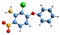 3D image of Aclonifen skeletal formula