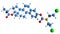 3D image of Alestramustine skeletal formula