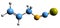 3D image of Allyl isothiocyanate skeletal formula