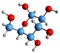 3D image of altrose skeletal formula