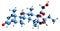 3D image of Amcinafal skeletal formula