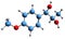 3D image of anetoglycol skeletal formula