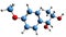 3D image of anetoglycol skeletal formula