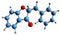 3D image of Aurone skeletal formula