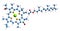 3D image of Bacteriochlorophyll c skeletal formula