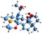 3D image of Batrachotoxin A skeletal formula