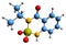 3D image of Bentazon skeletal formula