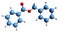 3D image of Benzyl benzoate skeletal formula