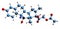 3D image of Betamethasone acetate skeletal formula