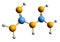 3D image of Biguanide skeletal formula