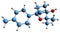 3D image of Bisabolol oxide A skeletal formula