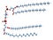 3D image of bisphosphatidylglycerol skeletal formula