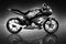3D Image of Black Motorcycle