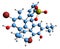 3D image of Bromothymol blue skeletal formula