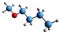 3D image of Butyl methyl ether skeletal formula