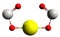 3D image of Calcium aluminate skeletal formula