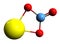 3D image of Calcium carbonate skeletal formula