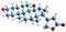 3D image of Cardenolide skeletal formula