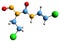 3D image of Carmustine skeletal formula