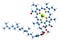 3D image of Chlorophyll f skeletal formula