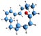 3D image of Civetone skeletal formula