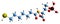 3D image of Coenzyme B skeletal formula