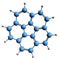 3D image of Corannulene skeletal formula