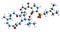 3D image of dalfopristin skeletal formula