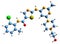 3D image of Dasatinib skeletal formula