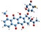 3D image of Daunorubicin skeletal formula