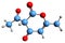 3D image of Dehydroacetic acid skeletal formula
