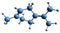 3D image of delta-Terpinene skeletal formula