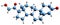 3D image of Deoxycorticosterone skeletal formula