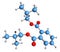 3D image of Diisobutyl phthalate skeletal formula