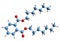 3D image of Diisoheptyl phthalate skeletal formula