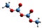 3D image of Dimethyl dicarbonate skeletal formula
