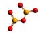 3D image of Dinitrogen Pentoxide skeletal formula