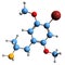 3D image of DO? skeletal formula