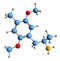 3D image of DOM skeletal formula